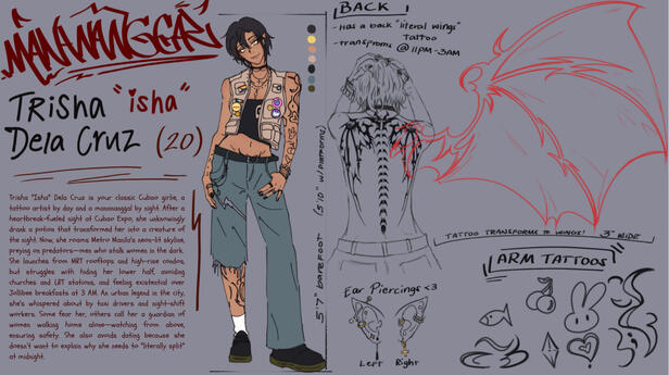Manananggal Character